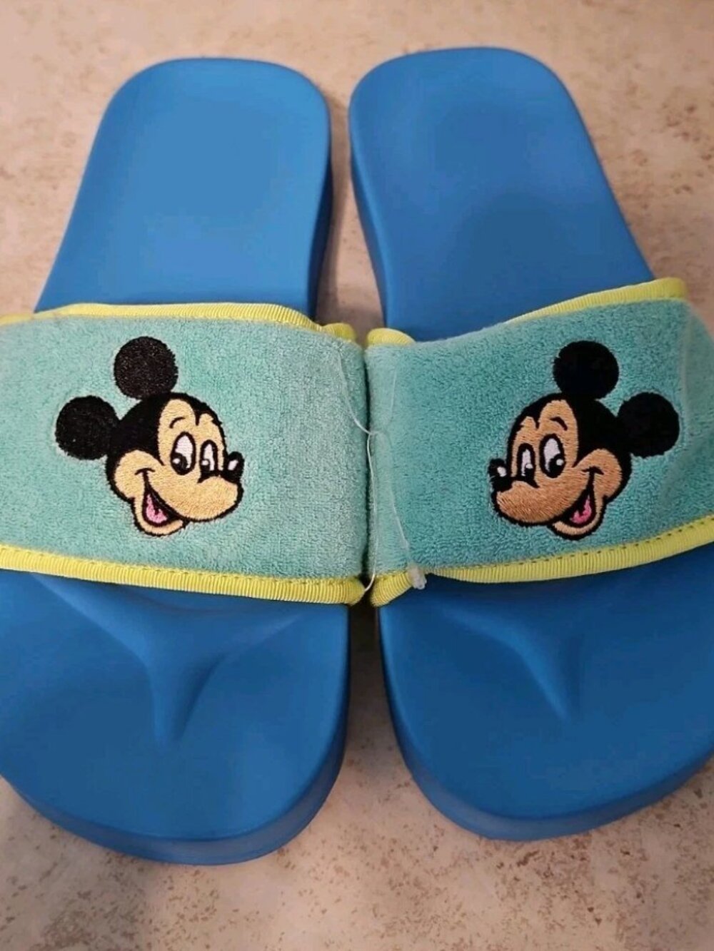 Mickey Mouse Disney Slip-Ons  Size 10 ( See Photo)